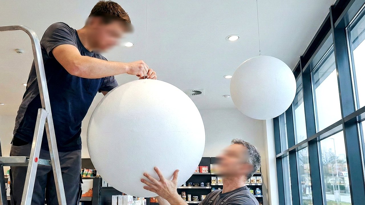 XXL Kugeln aus Styropor für Bühne und Show